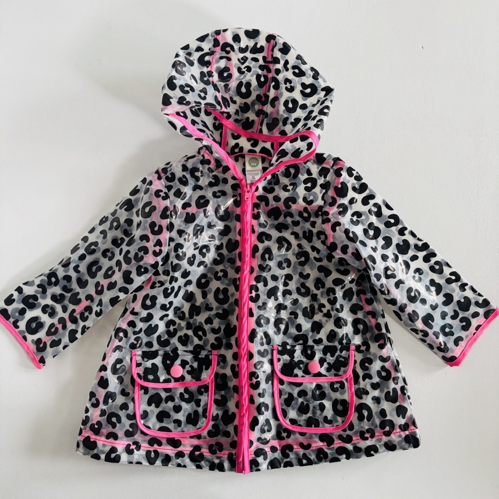 Little Me Leopard Raincoat